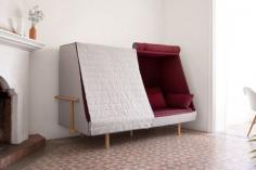 Orwellian Cabin Sofa: A Private Blanket Fort for Adults