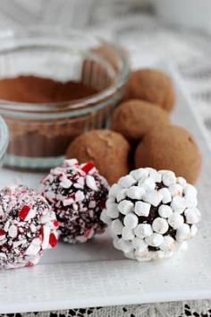 
                        
                            Hot Chocolate Truffles - drop into a cup of hot milk and stir!
                        
                    