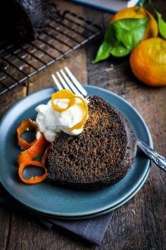 
                    
                        Molasses Spice Cake with Candied Orange Peel
                    
                