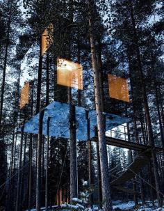 
                    
                        Mirrorcube Treehouse Hotel, in Harads, Sweden
                    
                