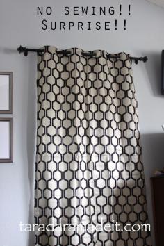 
                    
                        Privacy by adding a curtain! No door, no problem!
                    
                
