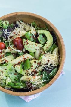 
                    
                        Delicious Pasta Salad with Avocado Dressing | maya-kitchenette....
                    
                