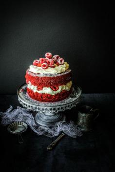 
                    
                        Red Velvet Cake with Raspberries And Cream
                    
                