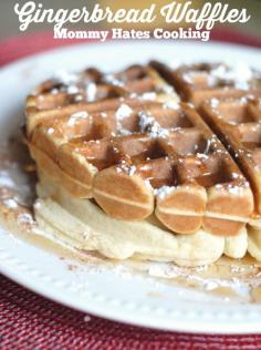 
                    
                        Gingerbread Waffles I Mommy Hates Cooking
                    
                