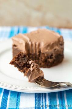 
                    
                        Chocolate Cream Cheese Frosted Thick and Chewy Brownies
                    
                