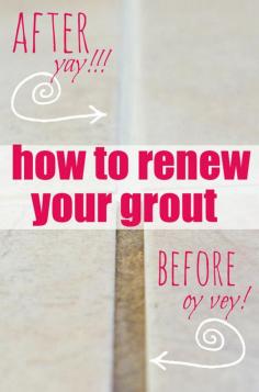 
                    
                        How to Renew Grout... even if it's totally disgusto!!!
                    
                