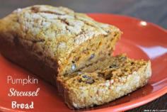 
                    
                        pumpkin streusel bread
                    
                