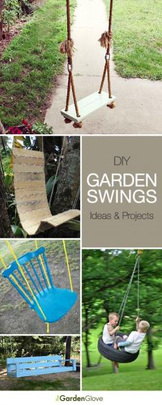 DIY Swings • Lots of Ideas & Tutorials!