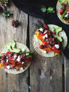 
                    
                        Summer Grilled Veggie Tacos with Strawberry Basil Salsa
                    
                