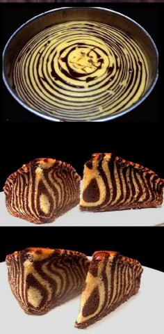 chocolate and vanilla zebra cake (i know someone who needs to see this)
