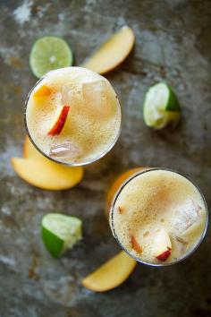 Peach Moscow Mule #cocktail #recipe
