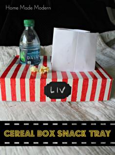 
                    
                        cereal box snack tray
                    
                