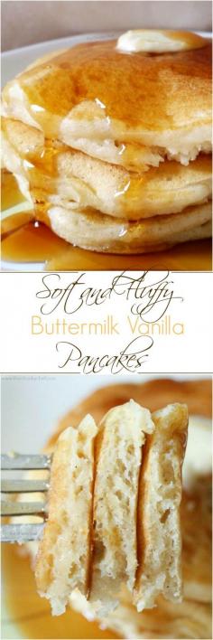 Cinnamon Vanilla Buttermilk Pancakes