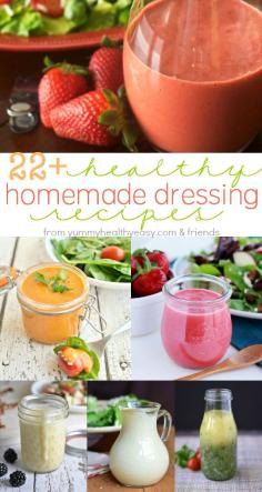 22+ Healthy Homemade Salad Dressing Recipes