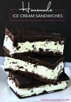 
                    
                        Use your favorite ice cream in this Homemade Ice Cream Sandwich Recipe. This classic frozen treat is easy to make and SO delicious. #HomemadeIsBetter
                    
                