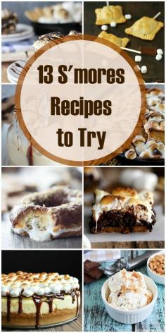 
                    
                        13 Smores recipes to try RIGHT NOW!
                    
                