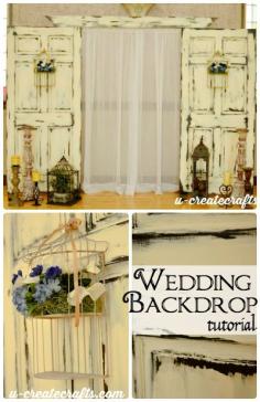 
                    
                        Wedding Backdrop Tutorial by U Create
                    
                