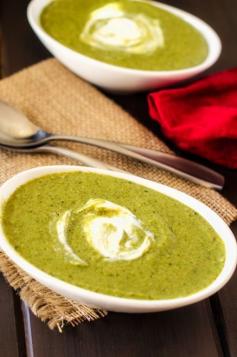 Broccoli Spinach Quinoa Soup Recipe