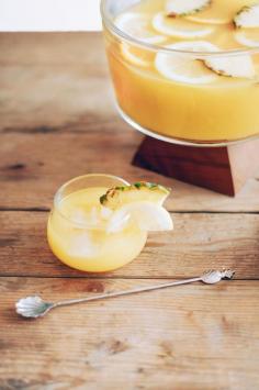 
                    
                        Spicy Pineapple Punch made with Wild Turkey American Honey
                    
                
