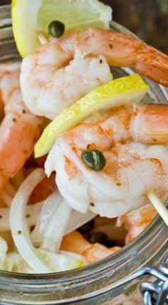 Southern-Style Pickled Shrimp #recipe