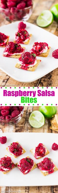 
                    
                        Raspberry Salsa Bites
                    
                
