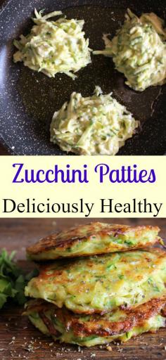 Zucchini Patties, a delicious, healthy, easy recipe, the perfect side dish, appetizer or even main dish, a yummy way to add some veggies/anitalianinmykitchen.com