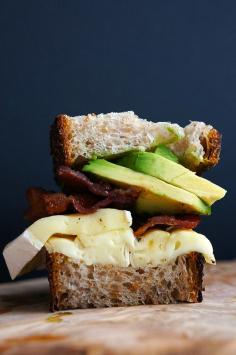 Bacon + brie + avocado sandwich make it into a grilled cheese sandwich?