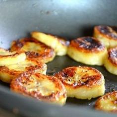 “Fried” Honey Banana. Honey, cinnamon, banana. They’re amazing crispy goodness by themselves, or give a nice upgrade sprinkled over french toast or a peanut butter banana sandwich.