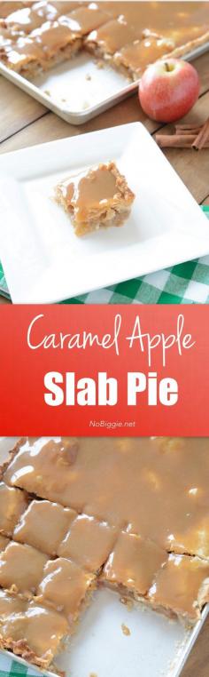 
                    
                        Caramel Apple Slab Pie this recipe is amazing! Get it on NoBiggie.net
                    
                