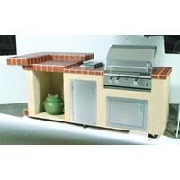 The ProFire 27" Built-In Gas BBQ Grill will bring restaurant quality grilling to your backyard! This built-in grill offers you truly diverse choices as you plan a custom outdoor kitchen, integrating beautifully with a wide variety of backyard decors. This grill comes complete with commercial grade stainless steel construction with 5/16" stainless steel cooking grids, burners and flavor plates that heat evenly. The electronic multiple spark ignition will allow you to start up the grill quickly while the dual purpose thermometer will allow you to cook at the perfect temperature. The stainless steel smoker tray will allow you to try a different type of grilling and add some flavor to your favorite dishes. The Rear Broiler & Rotisserie has an infrared burner that heats up fast to quickly seal the meat for juicier and more moist results. The broiler offers an additional 11,500 BTUs and the stainless steel rotisserie supports up to 50 lbs. Material: Stainless steel. Type: Built-In. Fuel Type: Natural Gas Propane. Width: 27". Depth: 24.5". Height: 10". Grilling Surface Area: 525 sq. in. Cooking Power: 44,000 BTUs Main Burner 11,500 BTUs Rear Burner. Cut-Out Dimensions: 27.25" W x 24.5" D x 10" H. Infrared Burner: Optional. Items included: 5/16" cooking grids, flavor plates, electonic spark ignition, dual purpose thermometer, smoker tray.