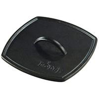 Cast iron construction. Perfect for sandwiches, tortillas and more. Great for kitchen or camping use. Matte black enamel surface. 8.25-inch square Panini press. The Lodge LPP3 8.25 in. Black Square Panini Press is a simple addition to your kitchen that adds a variety of options to your meal plans. This simple piece allows you to recreate that indefinable Panini experience in your own home. Its ribbed surface and weight help keep your fixings in the sandwich without smashing it. Lightweight, this piece is ideal for camping and grill-outs, bringing a touch of the gourmet to any setting. Not dishwasher safe - wash with warm water and a stiff brush to keep clean. About Lodge Cast IronThe oldest family-owned cookware foundry in America, Lodge Cast Iron was founded by Joseph Lodge in 1896. Located in South Pittsburg, Tenn, alongside the Cumberland Plateau of the Appalachian Mountains, Lodge is a family-operated business producing an extensive selection of quality cast iron goods, including Dutch ovens, the largest selection of cast iron skillets on the market, deep fryers, country kettles, and more. The legendary cooking performance of Lodge Cast Iron cookware keeps it on the list of kitchen essentials for great chefs and home kitchens alike. After more than 112 years in the business, Lodge cast iron cookware made generations ago is still in the kitchens of fourth generation cooks - proof that Lodge cast iron products can last more than a lifetime.