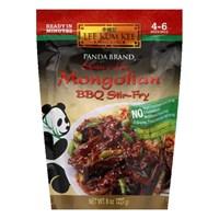 Ready in minutes. 4-6 servings. No: high fructose corn syrup; cholesterol; artificial flavoring. 0 grams trans fat per serving. Lee Kum Kee takes the mystery out of cooking authentic and delicious Asian food in your own kitchen. With our Sauce for Mongolian BBQ Stir-Fry, you can make this restaurant-quality Chinese meal quickly and easily just by adding your own ingredients. You'll love how simple it is to prepare, and your family will love the flavor. For USA market only. Product of USA.