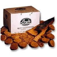 Choose from available flavor options. For use with Bradley smoker. 48 bisquettes produce 16 hours of burn time. Chippings produce continuous smoke at consistent temperature. Can be used for any meat. The secret to the Bradley Smoker is the Bradley Bisquettes - 48 Pack. To produce the bisquettes, the hardwood chippings are bound together using precise quantities, at controlled pressures and densities from chippings of the natural hardwoods and fruitwoods. The flavor of the smoke is determined by the variety of wood being burned. By this method, their burning behavior remains consistent and predictable. Furthermore, by limiting the combustion time to 20 minutes for each bisquette, on top of the electrically heated element, the chippings produce clean continuous smoke at a consistent temperature. These two factors eliminate the guesswork and uncertainty from smoking food, giving you perfect results every time you smoke. The Bradley Smoker, which uses these bisquettes, is fully automatic, burning and dispensing one bisquette ever 20 minutes. At a rate of 3 bisquettes per hour, the smoker has a capacity for 8 hours of unsupervised operation. The only hard thing about it is choosing a smoke flavor! Choose from a variety of flavors! Alder has a distinct, rich flavor that is perfect for seafood, ham or bacon. Mesquite and Hickory have strong flavors usually used for beef or pork. Apple is sweeter and milder, and is ideal for poultry and wild game. About Bradley SmokersBradley invites you to the wonderful world of gourmet food smoking. An exciting adventure awaits you, filled with a realm of endless possibilities for delicious food that will have you coming back for more time and time again. Bradley has has been making food smokers for the restaurant and hotel industry for well over a decade. Many of the finest hotels and restaurants around the world smoke their own foods using Bradley Smokers. Bradley Smokers are engineered to control the smoke in order to produce consistent results, all in a hassle-free design that doesn't demand constant attention. This endeavor led to the development of Bradley Flavor Bisquettes, which provide you with a simple way to add rich and savory flavors to your food, either on your BBQ grill or using your Bradley Smoker.
