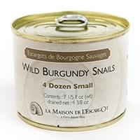 Wild Burgundy Snails, a timeless French delicacy, are finally available to gourmands in the United States. Their manufacturer, Henri Marie, has been satisfying the most discriminating palates in France since 1938. Served in the world's finest French restaurants, these are the escargot reserved for dignitaries, movie stars, and the like. As with all gastronomic delicacies, escargots exhibit varying levels of quality. Henri Marie's snails maintain an unwavering reputation for incomparable products. Their formula is quite simple. They begin with authentic Burgundy snails (HElix Pomatia Linne), found only in the wild in southeastern France. They are then hand-sorted by size, washed, and cooked in an aromatic bouillon according to the same ancestral standards used in 1894. There are 116 types of edible snails, and the Helix Pomatia Linne is the unanimously proclaimed champion in terms of flavor and texture. Nicknamed the "Land Lobster", it exhibits a similar texture to lobster, with an earthier flavor. These escargots are 100% natural, low-carb (Atkin's friendly), and very nutritious. This tin of "Petit" size escargot contains 48 snails. They are the perfect size for cooking into a soup or aspic.