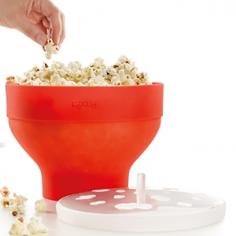 Just add your popcorn kernels, cover, microwave for 3 minutes, and serve-all in the same bowl with the Lékué Popcorn Maker. Pops more than 90% of the corn kernels. Fresh, healthy, natural popcorn is just 3 minutes away.