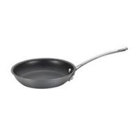 With the handy Circulon Genesis Hard-Anodized Nonstick 8-1/2-Inch French Skillet, preparing small dishes and meal ingredients has never been easier. It's the perfect size to scramble egg whites or heat turkey sausage for breakfast for two. This smaller skillet features heavy-duty, hard-anodized aluminum construction that provides fast, even heating and outstanding performance day after day. The long-lasting nonstick cooking surface not only resists scratching, staining and chipping, but also delivers extraordinary food release for dependable cooking results without added fats and oils. Sauté a side dish of yellow squash and garlic for dinner, or toast sliced almonds in the skillet to serve over a green bean and bibb lettuce salad. The unique TOTAL Food Release System combines superior nonstick with raised circles to reduce abrasion from utensils. A stainless steel handle is solidly double riveted for strength and the pan is oven safe to 500°F. This skillet offers superior-quality nonstick for lighter cooking and faster cleanup, and works beautifully with other pieces from the Circulon Genesis line of cookware. For both smaller cooking jobs and delicious healthy dishes, reach for the superior nonstick technology of the Circulon Genesis Hard-Anodized Nonstick 8-1/2-Inch French Skillet. Features: Oven Safe to 500°F Heavy-duty, hard-anodized aluminum construction provides fast, even heating and outstanding durability. The unique TOTAL Food Release System combines durable, superior-quality nonstick with raised circles for great cooking results with less added fat and oil. A long-lasting nonstick cooking surface resists scratching, staining and chipping, and delivers extraordinary food release. Stainless steel handle is solidly double riveted for strength. Material - Hard Anodized Aluminum Color - Black Dimension - 15.75 x 8.5 x 3.75 in. Item Weight - 1.3 lbs.