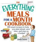 You don't have to order take out every time you don't feel like cooking - now there's an easier way to have breakfast, lunch, and dinner (not to mention dessert) right at your fingertips! The Everything Meals for a Month Cookbook is the perfect tool to help you save time in the kitchen (and money in your wallet) with practical shopping tips and food handling tricks for buying and cooking in bulk. Learn how to plan your menu, assemble the ingredients, and store and freeze a month's worth of dinners - without losing any freshness or taste. In addition to 300 mouth-watering recipes, The Everything Meals for a Month Cookbook explains how you can organize your kitchen for once-a-month cooking. Thanks to the easy-to-follow bulk-cooking model provided, it's easier than you think! Features family-friendly recipes such as: Cranberry OatmealQuick BreadStuffed MushroomsSanta Fe Chicken SoupCurried Turkey CasseroleApple Glazed Pork RoastShrimp Pesto LinguineGerman Chocolate Pound CakeWhether you're serving up these delicious meals straight from the oven or freezing them for later in the month, you'll find everything you need to save time and money with The Everything Meals for a Month Cookbook.