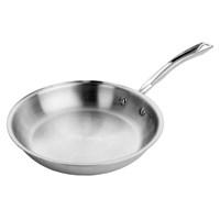 MIU France's products are both elegant and perfect for their purpose which makes them famous all over the world. MIU France remains committed to maintaining its reputation for quality, reliability, technical advancement, and innovation. MIU France was established in 1985 and has been manufacturing kitchenware products for the gourmet kitchenware industry. MIU France uses only the very best raw materials available to produce the very best quality products. Can be used on induction top cook-top. Ensures quick and even cooking without hot spots. Tri-ply aluminum sandwiched between two layers of stainless steel for even heating. Use for eggs and sausage at breakfast to fish, chicken, or steak for dinner. Dishwasher safe.