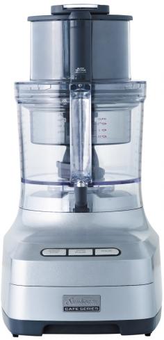 Sunbeam Cafe Series Food Processor - 1400w Food Mixer With 2l & 400ml Bowls Auto Pulse Function Extra Wide. From the Sunbeam Cafe Series collection, this food processor is designed to deliver the superior quality and style of a professional kitchen. This multifunctional 1400W appliance features an Auto Pulse speed setting, generously sized food chute, 2-litre processing bowl and a selection of stainless steel processing blades and discs. This essential mixing tool comes finished with a contemporary-chic stainless steel exterior. Built to last and look beautiful on your kitchen counter top, invest in only the best for your cooking. Buy the Sunbeam Cafe Series Food Processor today and create authentic caf&eacute;-style food and beverages at home. Features Food processor Extra wide 14cm food chute - eliminates need to cut most ingredients Large 2L processing bowl with cover and handle Bowl handle features stainless steel interlock - prevents food building up for easy cleaning Small 400mL processing bowl - perfect for processing small quantities Auto Pulse button - provides versatile short bursts of processing Also includes Start/Stop and Pulse speed settings Comes with 5 processing attachments: Universal 'S' blade in stainless steel - for cutting, kneading, whisking and emulsifying Variable slicing blade in stainless steel - can slice foods up to 7mm thick Julienne disc in stainless steel - perfect for preparing salad, stir fry and garnishes Reversible shredding disc in stainless steel with coarse and fine options Reversible grating/shaving disc - for potato chips, hard cheeses or chocolate Also comes with 3 food pushers and 2 smaller feed chutes Powerful 1400W Direct Drive Induction Motor Safety Locking System - processor won't operate unless all pieces are locked into place Unique built-in drawer in base - convenient storage for all attachments Non-slip feet for stable bench top positioning Cord storage in base Stylish stainless steel finish Instruction manual includes recipes to try Made with BPA free materials Designed and engineered in Australia Power: AC 230-240V Base Dimensions (approx): (W) 22cm x (D) 30cm Bowl Dimensions (approx): (W) 20cm x (D) 25cm x (H) 29cm Cord Length: 90cm Net Weight: 11.12kg Colour: Silver-tone with black/clear Model: LC9000 Collection: Cafe Series Brand: Sunbeam This product comes with a 10-year motor guarantee and a 12-month replacement guarantee from Sunbeam Australia Package Contents 1 x Motor base with attached AC power cord 2 x Processing bowls with blades 3 x Chutes 3 x Food pushers Instruction manual