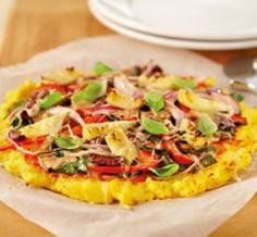 Mediterranean polenta pizza | Australian Healthy Food Guide