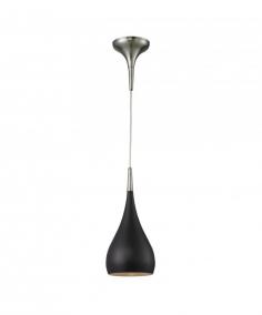 Product Features: Designed to cast light in a downward direction Sturdy mounting assembly keeps fixture firmly placed Teardrop shade body 72" of clear cord included Fully covered under Elk Lighting's 1-year warranty Bulb Base and Compatibility: Bulb Base - Medium (E26): The E26 (Edison 26mm), Medium Edison Screw, is the standard bulb used in 120-Volt applications in North America. E26 is the most common bulb type and is generally interchangeable with E27 bulbs. Compatible Bulb Types: Nearly all bulb types can be found for the E26 Medium Base, options include Incandescent, Fluorescent, LED, Halogen, and Xenon / Krypton. Medium (E26) Compliance: UL Listed - Indicates whether a product meets standards and compliance guidelines set by Underwriters Laboratories. This listing determines what types of rooms or environments a product can be used in safely. Specifications: ADA: No Bulb Base: Medium (E26) Bulb Included: No Bulb Type: Incandescent Cord Color: Clear Cord Length: 72" Dimmable: No Energy Star: No Hanging Options: Cords, Sloped Ceiling Height: 14" LED: No Location Rating: Dry Location Material: Other Metals Number of Bulbs: 1 Pendant Size: Mini Pendants Pendant Type: Single Pendants Product Weight: 3 lbs UL Rating: Dry Location Voltage: 120v Wattage: 100 ELK Lighting, headquartered in the United States is a premier designer and importer of indoor and outdoor residential, designer and commercial lighting fixtures, decorative accessories and furniture. An award winning team of international designers and engineers ensure that each product is created with uncompromising detail and unparalleled design.