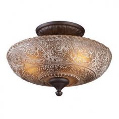 Collection: Norwich, Width/Diameter: 14.00", Height: 10.00", Lamp: 3-75w bulb(s), - Desc: The Amber Restoration Glass Of Norwich Collection Features A Timeless Motif That Is Warm And Inviting. The Turned Center Column And Ironwork Is Complemented By An Oiled Bronze Finish Shade Included.
