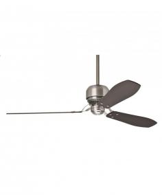 ENERGY STAR-rated. Contemporary design in a variety of finishes. 3 fan blades in select finish options. 60-inch blade span, 16-degree blade pitch. Wall mount control, remote control optional. 4 speed control, 172x18mm motor. 7-inch downrod included. Light kit adaptable. The sleek, minimalist design of the Casablanca Tribeca 60 in. Indoor Ceiling Fan - ENERGY STAR offers an industrially influenced look to any room you desire. Available in your choice of finish, this ceiling fan comes with three durable fan blades, each blade featuring a 60-inch blade span with a 16-degree blade pitch. The 172x18mm motor is operated by a wall mount that controls four speeds, full-range light dimming, reversing, and CFL mode (remote control optional). Included with this fixture is a seven inch downrod. Light kit adaptable. What is an ENERGY STAR product This product has earned the ENERGY STAR rating from the U.S. Environmental Protection Agency and the U.S. Department of Energy. ENERGY STAR is a voluntary labeling program designed to identify and promote energy-efficient products. These products meet strict guidelines and can help you save up to a third on energy bills compared to like products without an ENERGY STAR rating. ENERGY STAR products have saved consumers billions, and their numbers are growing exponentially in product categories. This ENERGY STAR product has met criteria that will save energy, money, and reduce greenhouse gas emissions. An excellent choice. About Casablanca Fan CompanyQuality permeates every aspect of the Casablanca Fan Company - from their exceptional ceiling fans to their dedicated customer service team. Founded in 1974 when businessman Burton A. Burton created a belt-driven ceiling fan for commercial use, Casablanca Fan Company quickly established itself as a leading manufacturer of premium ceiling fans. Today, Casablanca continues its commitment to quality through its innovative marketing, meticulous attention to detail, and top-quality components. A fan from Casablanca is a fan with classic appeal that provides comfort and beauty year after year. Color: Brushed Nickel.