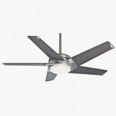Our classic fan now with powerful, ultra-quiet, ultra-efficient DC motor. In the spirit of contemporary design, form follows function in fluid contours, swept wing blades, and integrated halogen lighting. This original classic appeals to many tastes because of its timeless beauty and selection of finish options. Other features of the Stealth Ceiling Fan include: DC motor / Lifetime motor warranty 54 in. blade span, 14 degree blade pitch 100-watt integrated halogen downlight (bulb included) Low Ceiling downrod option includedENERGY INFORMATIONAT HIGH SPEEDAirflow 6142 Cubic Feet Per Minute Electricity Use 32 Watts (excludes lights)Airflow 190 Cubic Feet Per MinuteCompare: 49 in. to 60 in. ceiling fans have airflow efficiencies ranging from approximately 51 to 176 cubic feet per minute per watt at high speed. Product info furnished by Carolina Rustica.