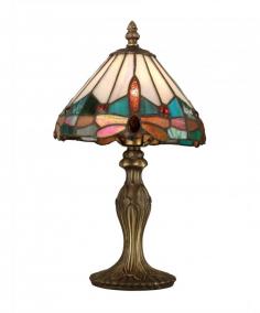 Shop for Lighting & Fans at The Home Depot. The right decorative lighting can make all difference in the appearance and character of any room. This beautiful Tiffany art glass accent lamp measures 13.5 in. high with a 7.75 in. art glass shade. Shade has 84 glass pieces of hand rolled art glass.