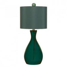 Additional limited-time savings reflected in current price Dimensions: 11.5L x 11.5W x 26H in. Available in a variety of colors Multiple Colors AvailableRequires one 60-watt bulb (not included). Drenched in color and ultra sophisticated the AF Lighting Mercer Hand-Blown Glass Table Lamp features a hand-blown glass base and matching drum shade. Bold color options make it yours! Bulb not included. About AF LightingAF Lighting has been among the leading manufacturers of impressive and distinctive lighting designs since 1987. Its goal is to maintain affordability and value even while offering you the latest in style and interior fashion. Headquartered in Pompano Beach Fla. AF Lighting has showrooms across the country and offers over 800 products through various furniture stores websites and interior designers. In 2005 AF Lighting partnered with Candice Olson of HGTV's Divine Design to produce an exclusive lighting collection personally designed by Candice. It's just one example of how AF Lighting is working to bring you the most up-to-date styles for your home. Color: Sea Blue.