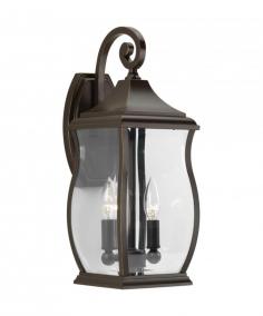Progress Lighting PRO-P5693-108 Township Oil Rubbed Bronze Two-Light Medium Wall Lantern. Lighting > Wall Sconces. Enjoy the simple elegance of traditional styling in this two-light wall lantern. Townships clear beveled glass & Oil Rubbed Bronze.