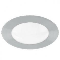 Bathroom ceiling fixture Flush mount Aluminum finish on oval frame, opal white glass shade Requires one 18-watt LED bulb (included)Dimensions: 10.5 diam. X 3.5H inches. Opal white glass and an aluminum frame make this Eglo USA Calvin 92097A Opal Frosted Glass LED Mount a contemporary way to illuminate your bath. Its oval shape and semi-flush design make it perfect. About EGLOEGLO Group is an international enterprise with Tyrolean roots. At home all over the world, this company blends Austrian traditions with cultural influences for a varied and creative product range. EGLO was founded in 1969 by Ludwig Obwieser and launched as EGLO Leuchten in Austria. For over 40 years they have evolved into a leading manufacturer of decorative interior lighting. EGLO creates trends. Over 90% of their lighting products are designed in-house and come from constant exchanges with customers, suppliers, and respected designers. EGLO: my light, my style.