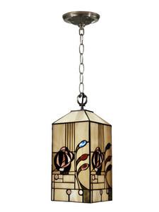 Metal base in antique brass plating. Mini pendant in Tiffany style. Hand rolled art glass shade. Requires (1) 60-watt E27 bulb (not included). Dimensions: 7L x 7-watt x 14H inches. The gorgeous, hand-rolled art glass shade of the Dale Tiffany Rose Boudoir Mack Mini Pendant - 7-watt in. Antique Brass Plating is sure to earn you the compliments of your guests. Built on a durable metal base finished in antique brass plating, this chain-hung ceiling light delivers a rich, warm glow from one 60-watt bulb (not included).About Dale TiffanyFounded in 1979, Dale Tiffany, Inc. started manufacturing Tiffany-styled lamps and shades, emphasizing high-quality reproductions of Louis Comfort Tiffany's famous designs. Today, using only the highest quality genuine hand-rolled art glass, Dale Tiffany offers an extensive range of designs to create the world's foremost collection of fine art glass lighting and home accents. With this hand-crafted process, no two pieces are exactly alike, making each design a treasured keepsake. Dale Tiffany captures the timelessness of America's classic designers while developing unique designs that blend perfectly with today's home fashion trends and lifestyles.