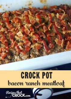 This Bacon Ranch Meatloaf might just be your new favorite meatloaf!
                    
     ...
